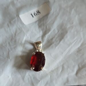 Elegant Red Gemstone Pendant